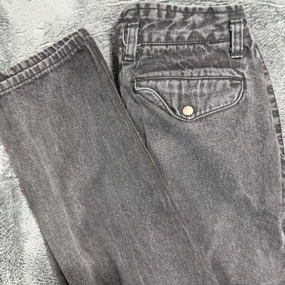 Brittania Vintage Jeans Womens 9‎ Black High Waist Tapered Leg 90s